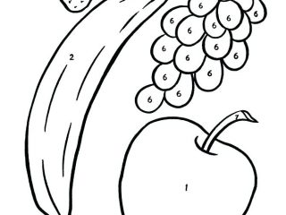 320x240 Fruit Pictures To Colour For Kids Fruits Drawing For Colouring - Fruits Drawing For Kids