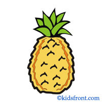 200x200 Fruits With Pictures For Kids - Fruits Drawing For Kids