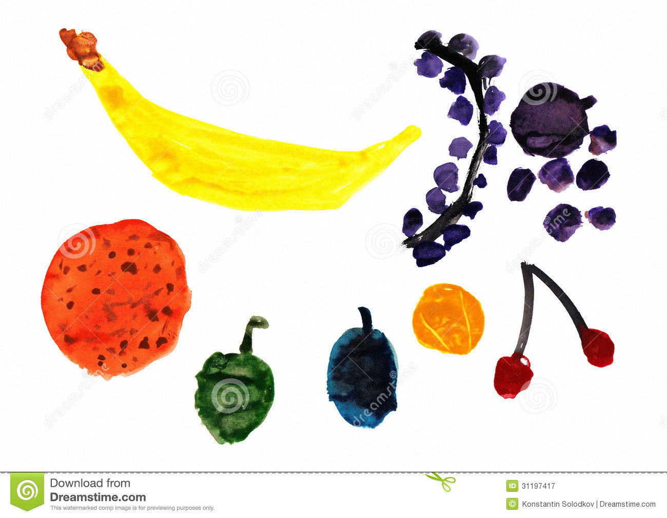1300x1009 Noted Fruit Pictures For Children Drawing Kids Fruits - Fruits Drawing For Kids