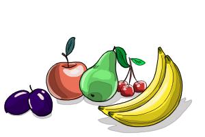 300x200 How To Draw Fruit Step - Fruits Drawing Images