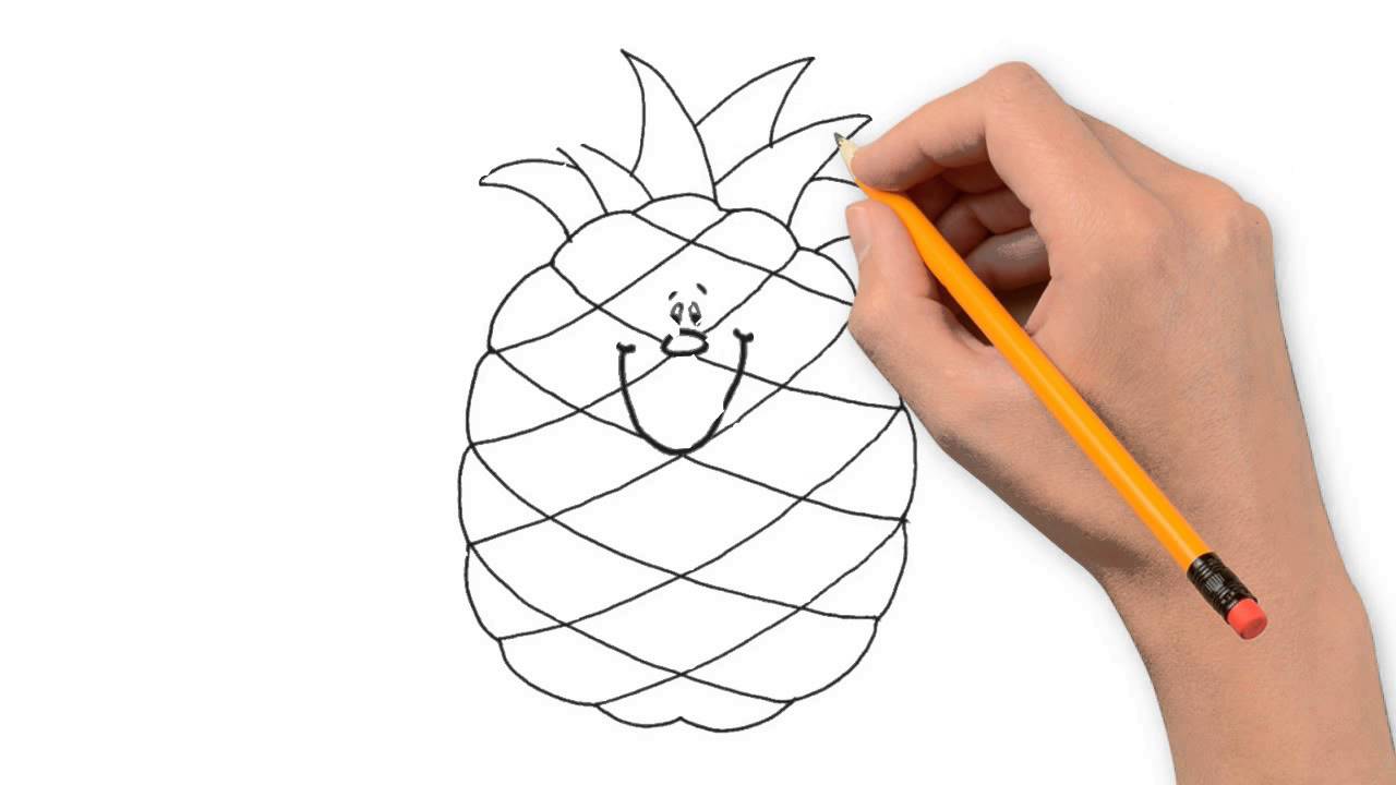 1280x720 Fruit Is Nature Pencil To Draw Step - Fruits Pencil Drawing