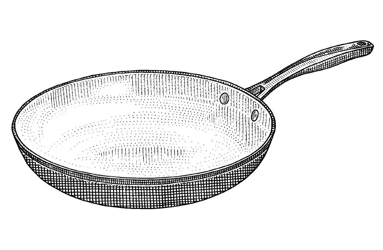 Frying Pan Drawing at Explore collection of Frying