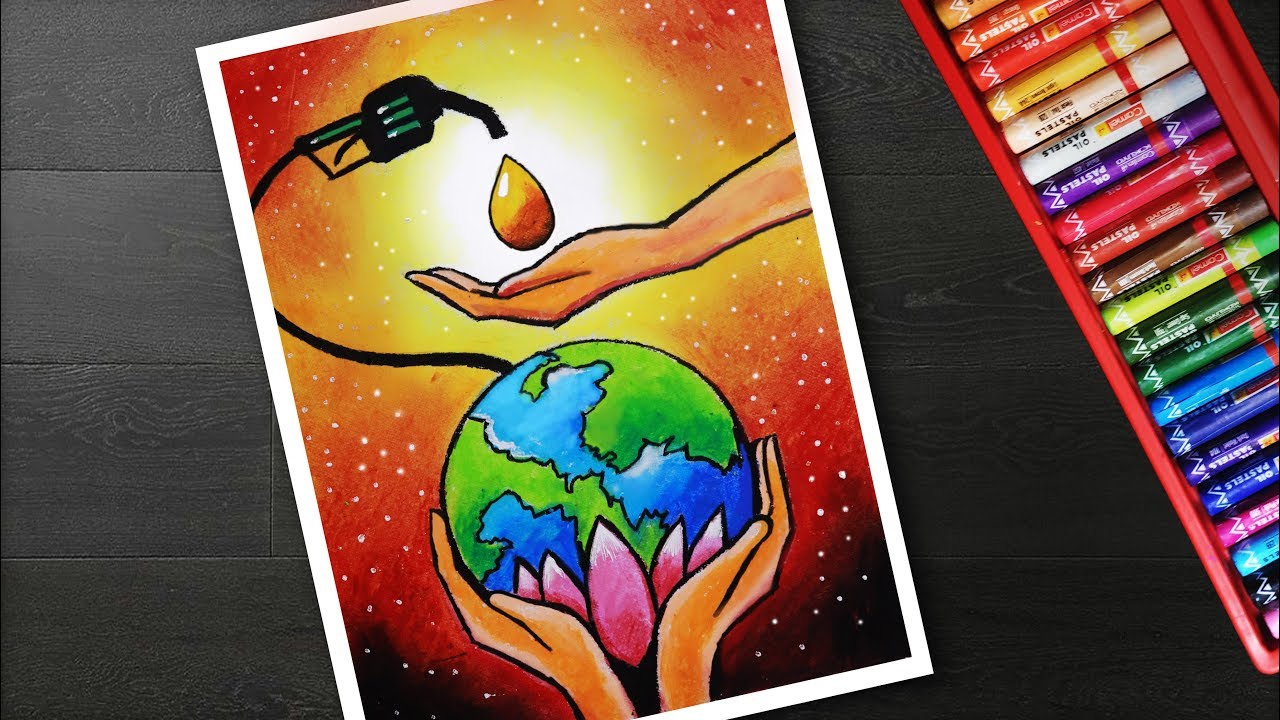 1280x720 how to draw save fuel for better environment drawing and painting - Fuel Drawing