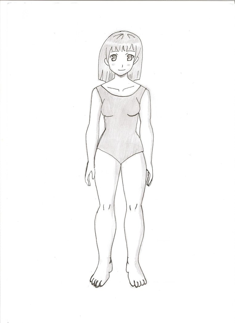 762x1048 Girl Drawing Full Body For Free Download - Full Body Drawing
