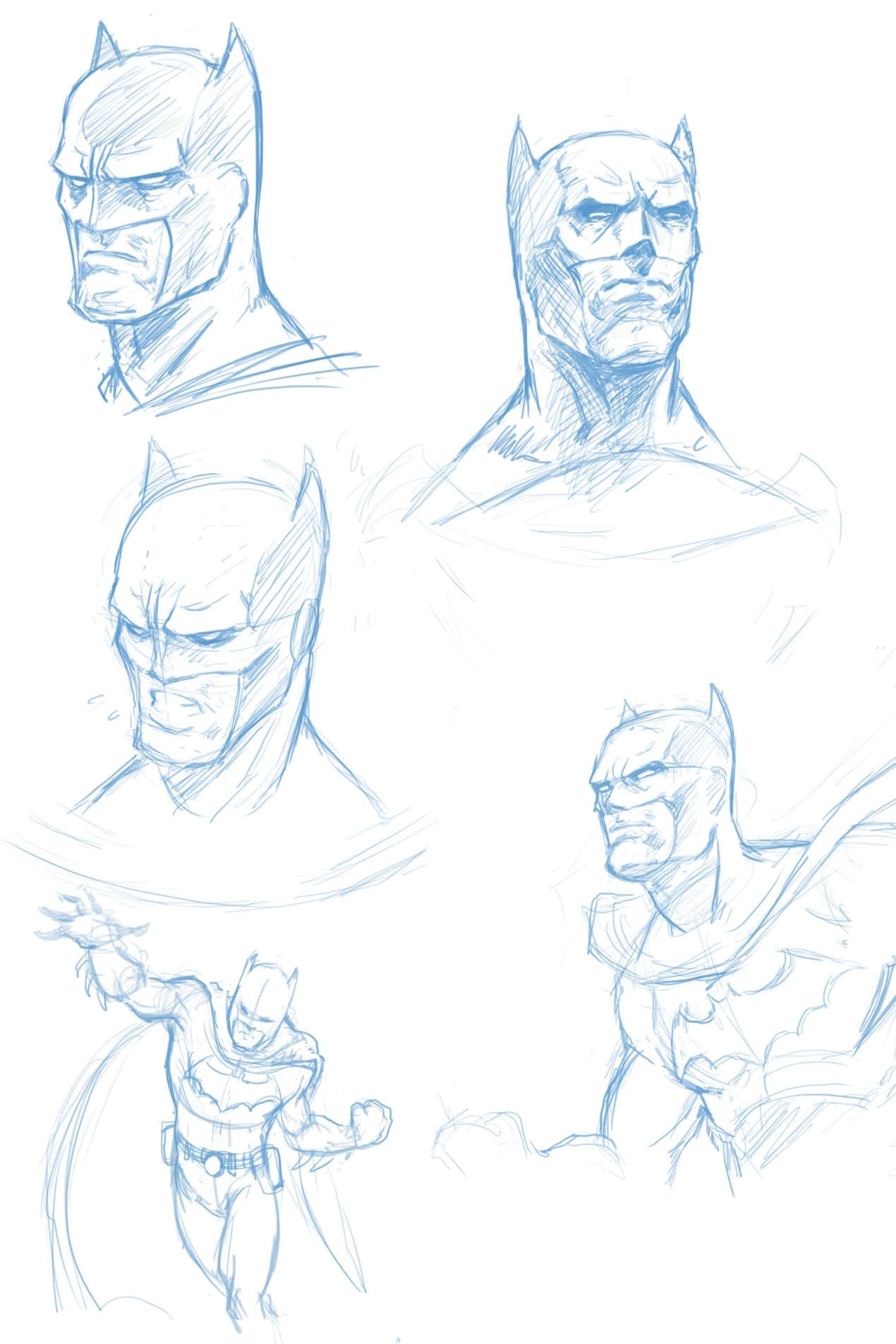 1270x1905 How To Draw Batman Full Body Step - Full Body Drawing