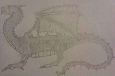 375x250 Full Dragon Drawing - Full Dragon Drawing