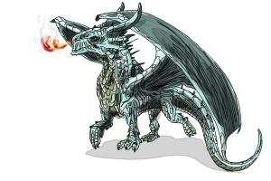 300x200 How To Draw A Dragon Body - Full Dragon Drawing