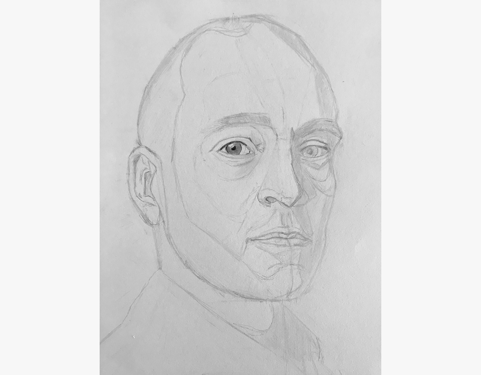 1600x1248 How I Learned To Draw Realistic Portraits In Only Days - Full Drawing