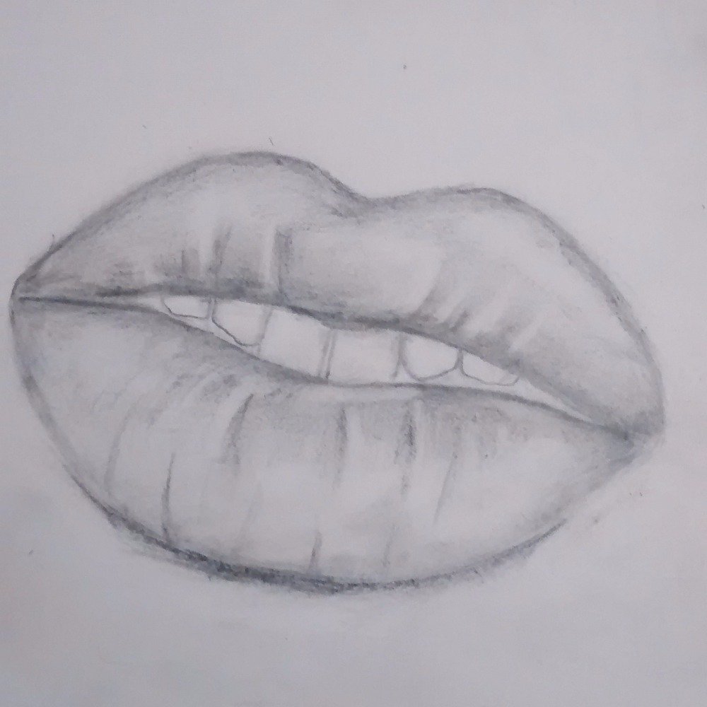 1000x1000 theartofsharon on twitter because big lips are beautiful lips - Full Lips Drawing