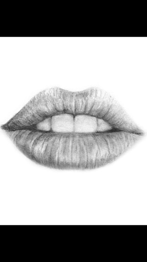 474x841 drawing of beautiful full lips drawing drawings, art, lips sketch - Full Lips Drawing
