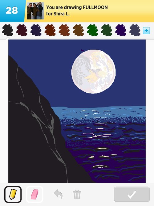 500x667 Fullmoon Drawings - Full Moon Drawing