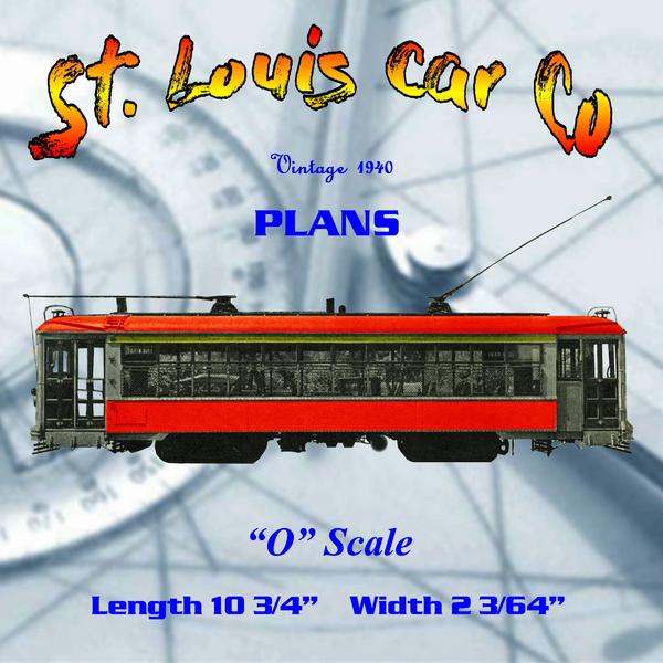 600x600 Full Size Drawings O Gauge St Louis Car Co Trolley Built - Full Size Drawings