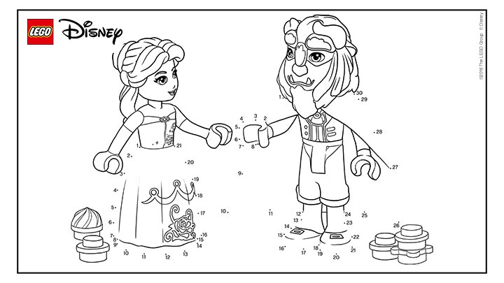 720x405 have fun completing the drawing of beauty the beast - Fun Drawing Activities