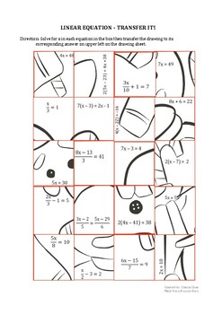 247x350 linear equation transfer it drawing christmas theme fun activity - Fun Drawing Activities