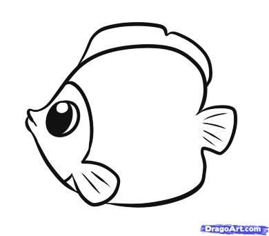 390x342 drawing how to draw fish draw fun easy to draw ideas drawing - Fun Easy Drawing Ideas