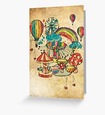 210x230 funfair drawing greeting cards redbubble - Fun Fair Drawing