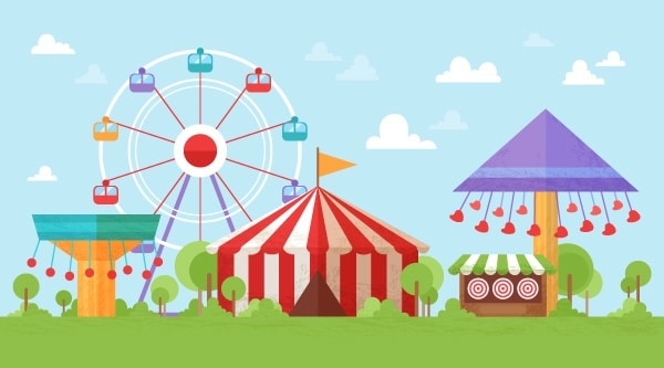 600x333 how to create a retro funfair vector in adobe illustrator best - Fun Fair Drawing