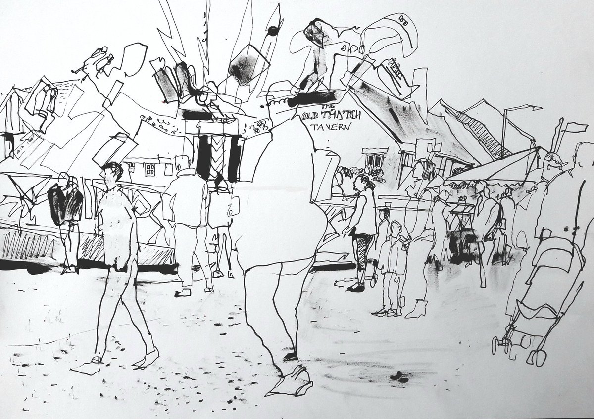 1200x847 Michael Sofroniou On Twitter - Fun Fair Drawing