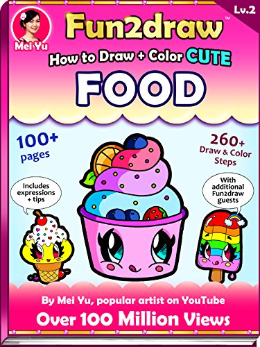 375x500 How To Draw + Color Cute Food - Fun2draw Drawings