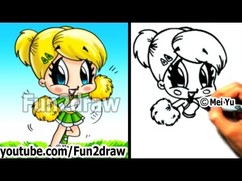 480x360 How To Draw Cartoon People - Fun2draw Drawings