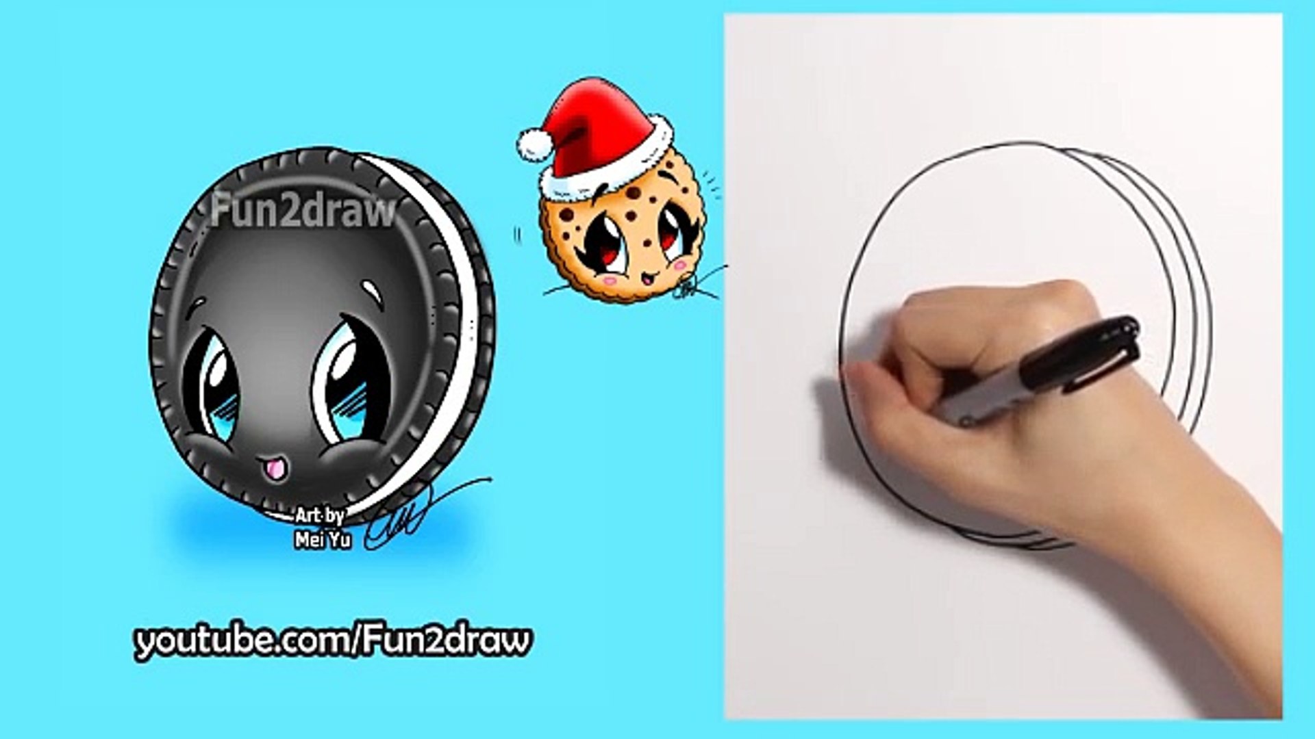 1920x1080 How To Draw Cute Cartoons - Fun2draw Drawings