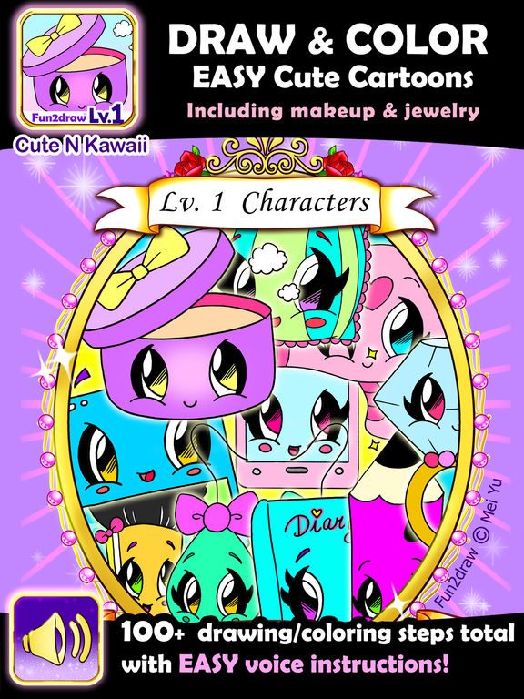 576x768 How To Draw Cute N Kawaii - Fun2draw Drawings