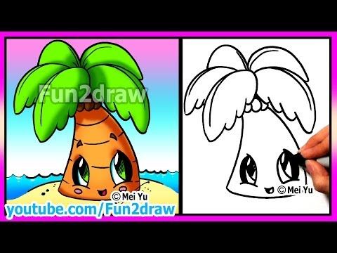480x360 How To Draw Summer Cartoons - Fun2draw Drawings