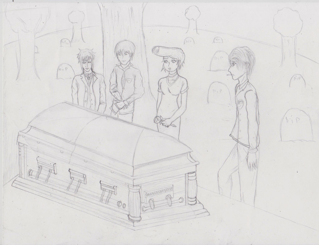 Funeral Drawing At Paintingvalley Com Explore Collection Of