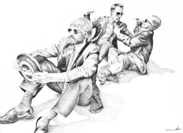 375x273 on our way to the funeral drawing - Funeral Drawing