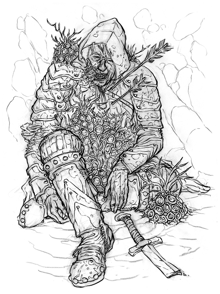 756x1008 the doodles, designs, and art of christopher burdett fresh - Fungi Drawing