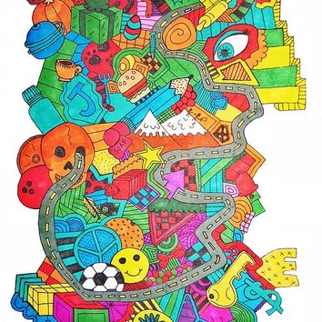 354x354 fun silly goofy art drawings drawing from fine art america - Funky Drawings