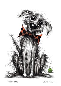 211x300 funky dog drawings fine art america - Funky Drawings