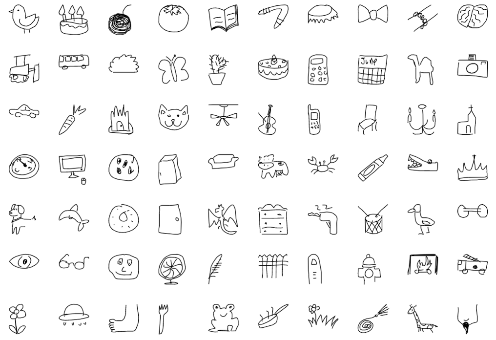1016x696 google releases millions of bad drawings for you - Funky Drawings