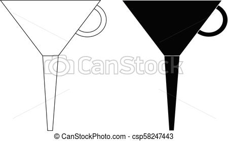 450x279 Funnel Drawing Set Vector - Funnel Drawing