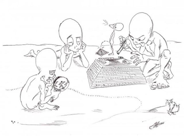 640x472 funny images funny drawings with aliens - Funny Alien Drawings