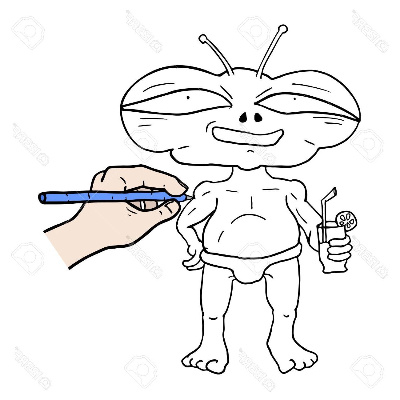 Funny Alien Drawings at Explore collection of