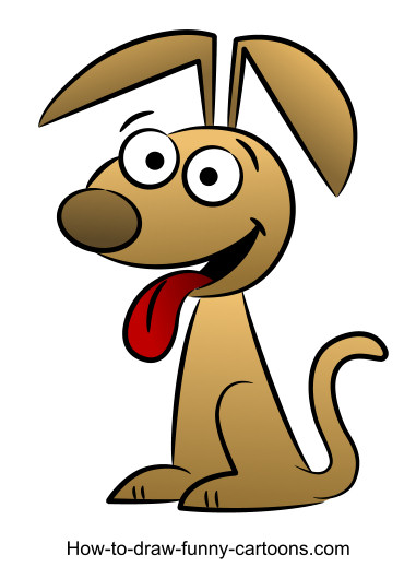 381x519 Dog Drawings - Funny Animal Drawings