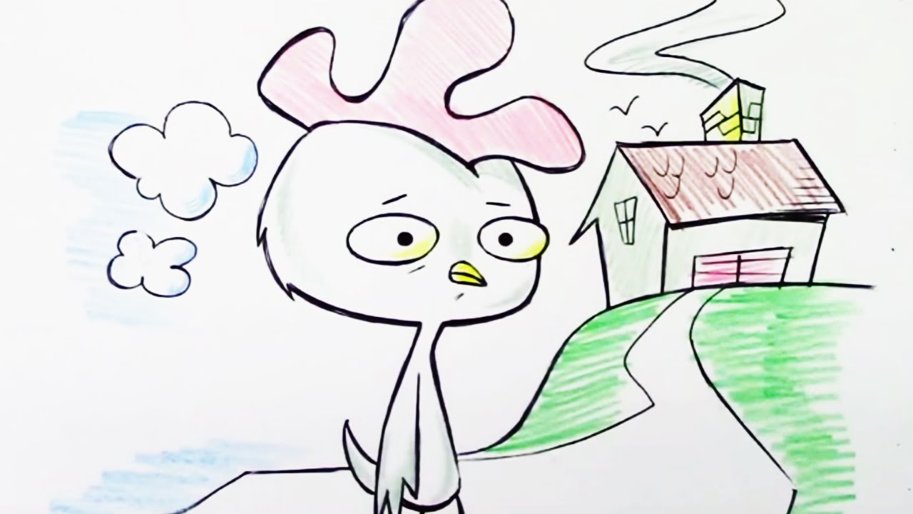 1280x720 How To Draw A Funny Cartoon Bird - Funny Cartoon Drawings