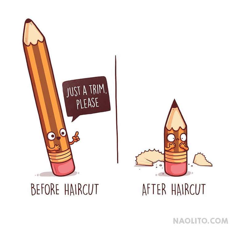 750x750 cute cartoon drawings illustrate relatable and after - Funny Cartoon Drawings