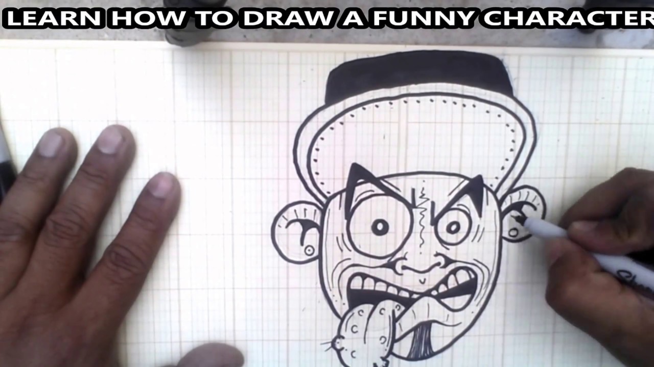 1280x720 Graffiti Karakter Spray Pilox Tengkorak - Funny Character Drawings