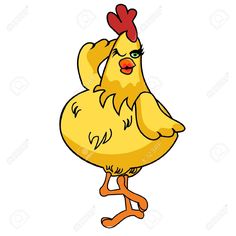 236x236 Pictures Of Chickens Cartoons Daft Chicken Cartoon Stock - Funny Chicken Drawing