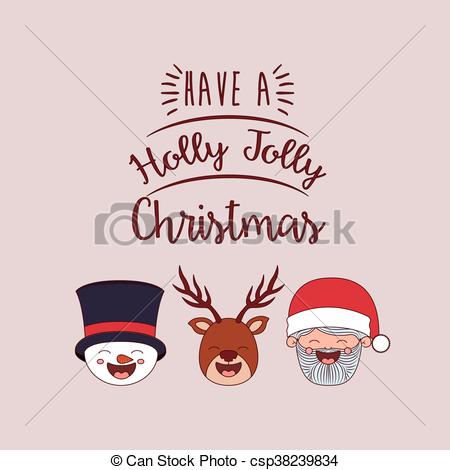 450x470 funny christmas character isolated icon design funny christmas - Funny Christmas Drawings