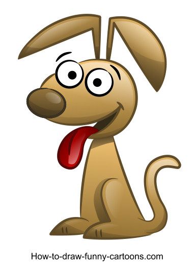 381x519 Dog Drawings - Funny Dog Drawing