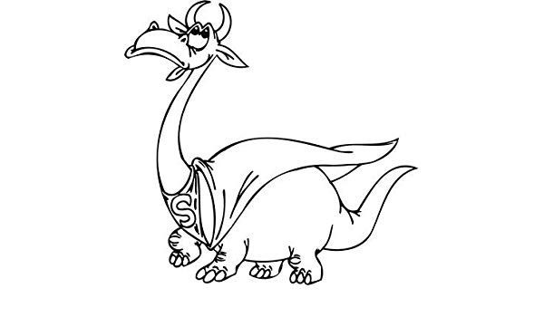 600x350 Funny Dragon Sticker - Funny Dragon Drawing