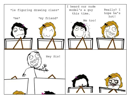 529x391 drawing class - Funny Drawing Jokes