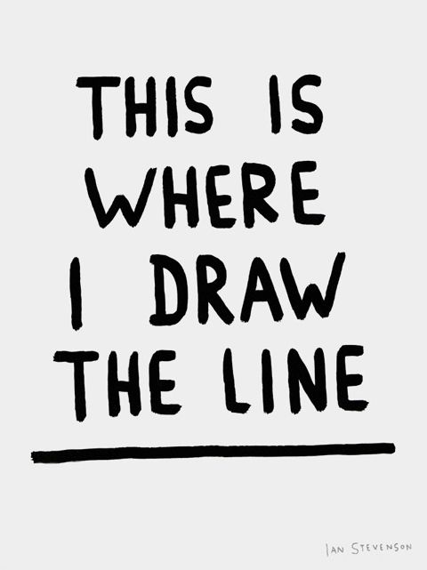 480x641 This Is Where I Draw The Line - Funny Drawing Quotes