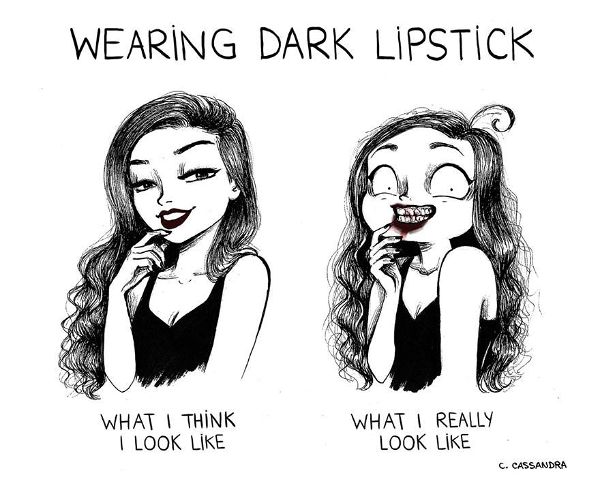 600x488 look funny drawings perfectly capture girls' everyday struggles - Funny Drawings