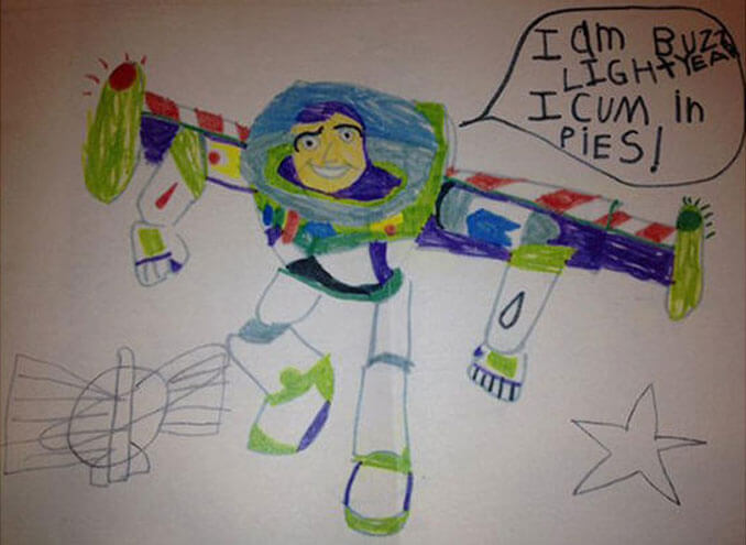 678x495 inappropriate children's drawings that will make you laugh - Funny Drawings
