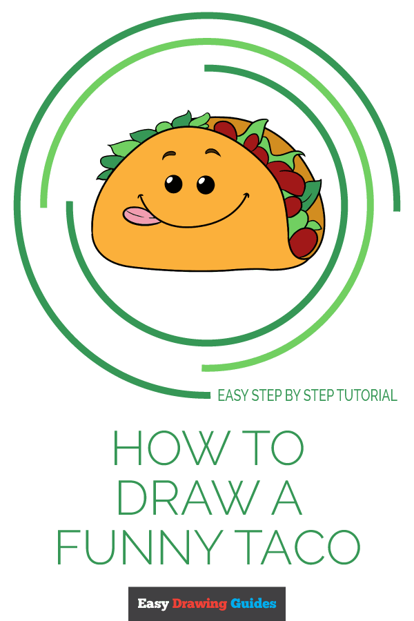 600x900 how to draw a funny taco - Funny Easy Drawings