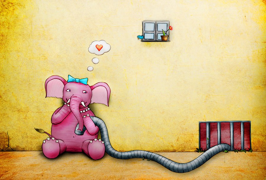 900x609 elephant funny drawings image preview image - Funny Elephant Drawing